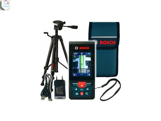متر لیزری بوش مدل GLM 120 C + BT 150