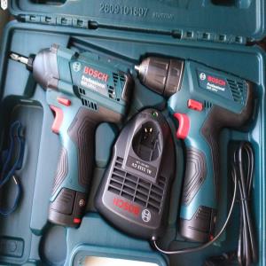 دریل و بکس شارژی بوش مدل gdr 120 - gsr 120