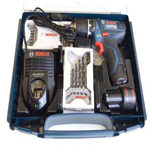 دریل شارژی بوش 12 ولت مدل gsr 12v-15 set