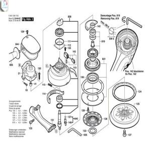 سنباده لرزان گرد مدل gex 150 turbo