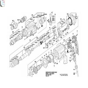 دریل چکش بوش  مدل gbh 2-28 dfv