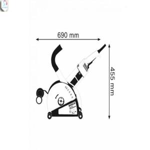 شیارزن بوش دوتیغ مدل gnf 65 a