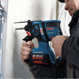 دریل چکشی بوش شارژی (بتون کن ) 4 شیار 36 ولت مدل gbh 36 v-li compact