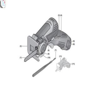 اره شارژی بوش مدل easycut 12