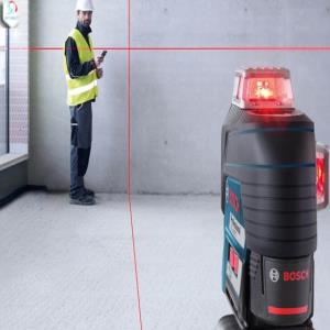 تراز لیزری بوش 3 خط مدل gll 3-80 c + bt 150