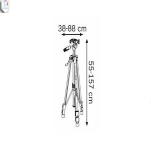 تراز لیزری بوش 3 خط مدل gll 3-80 c + bt 150