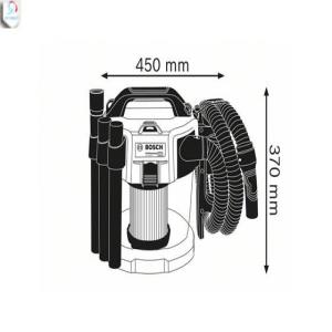 جاروبرقی شارژی بوش مدل GAS 18V-10 L