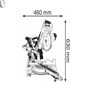 اره فارسی بر بوش مدل gcm 8 sjl