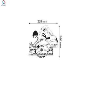 بدنه اره گرد بر بوش مدل gks 18 li