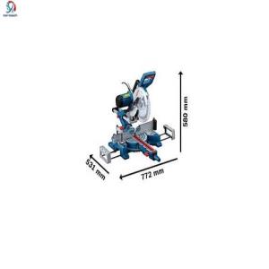 اره فارسی بر بوش مدل gcm 254 d professional دارای ابعاد کوچک تر از مدل 30 سانتی متری