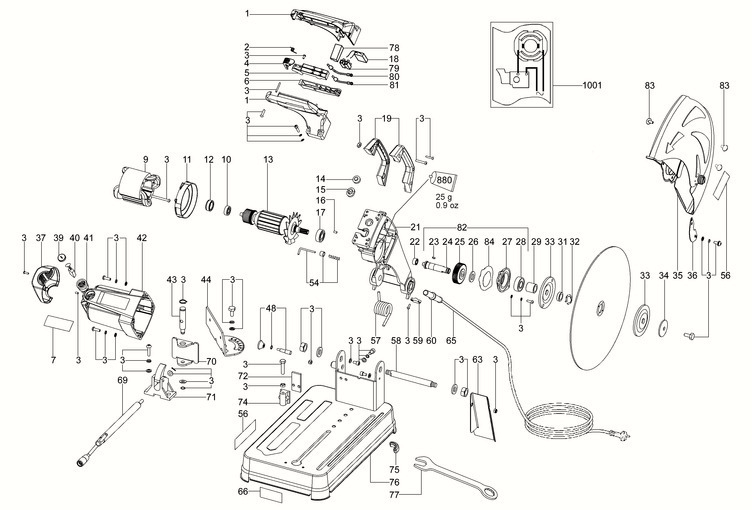 پروفیل بر متابو  2300 وات مدل cs 23-355 cs 23-355 metabo
