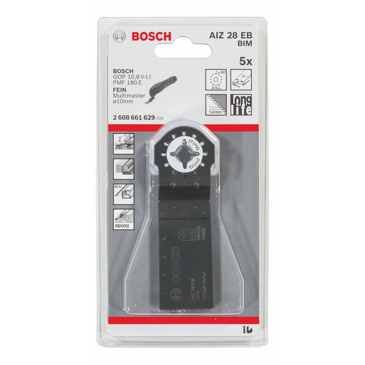 تیغه برش بوش چوب و آهن ابزار همه کاره بوش مدل alz 28 eb alz 28 eb bosch