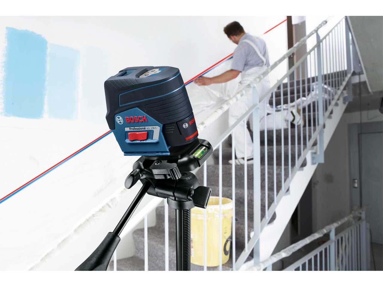 تراز لیزری بوش مدل gcl 2-50 c + bt 150