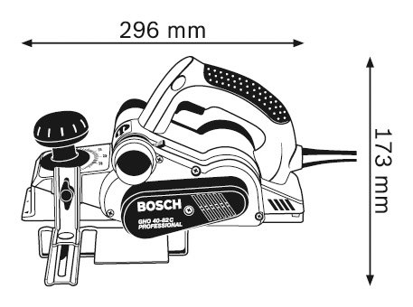 رنده برقی بوش مدل gho 40-82 c bosch