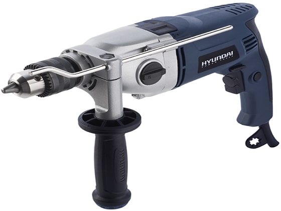 دریل ضربه ای هیوندای (گیربکسی دو سرعته) 1100 وات مدل HP113-ID