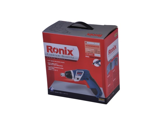 پیچ گوشتی شارژی تاشو رونیکس 3.6 ولت مدل 8536 8536 Ronix