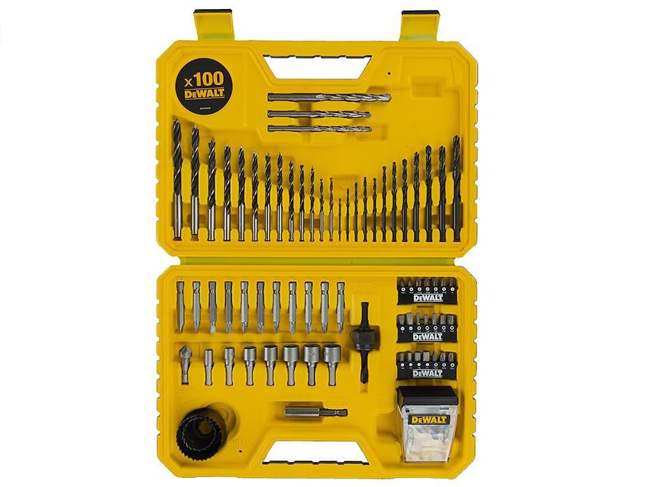 ست مته و سری پیچ گوشتی دیوالت 100 عددی DT71563
