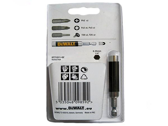 ست سری پیچ گوشتی دیوالت 16 عددی DT71511