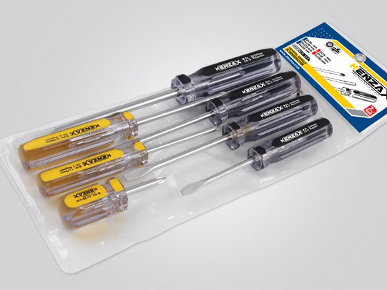 پیچ گوشتی دسته کریستالی کنزاکس کیفی 7 عددی KCS107