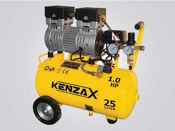 کمپرسور باد کنزاکس 25 لیتری بیصدا KACS-125