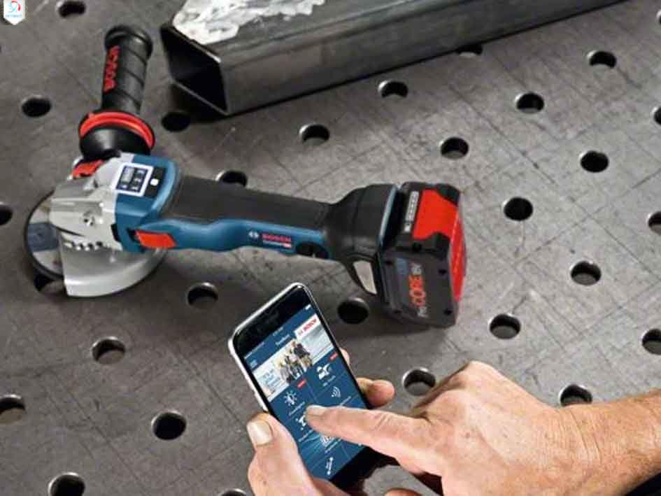 بدنه مینی فرز شارژی بوش gws 18v-10 c