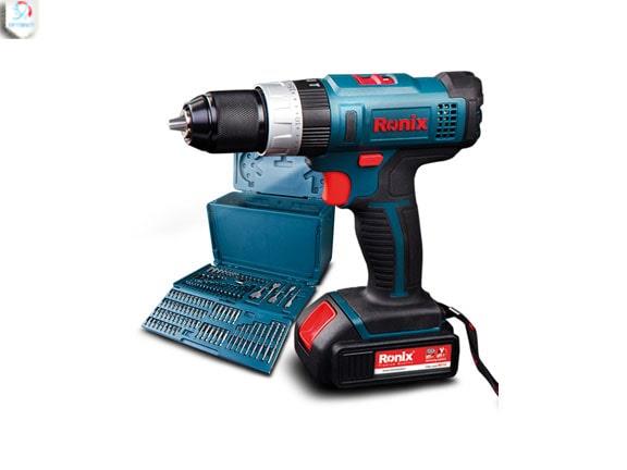 کیت دریل پیچگوشتی شارژی رونیکس مدل 8614k